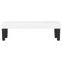 Banco de cuero sintético blanco 100x30x30 cm de , Bancos - Ref: Foro24-346661, Precio: 55,58 €, Descuento: %