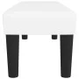 Banco de cuero sintético blanco 100x30x30 cm de , Bancos - Ref: Foro24-346661, Precio: 55,58 €, Descuento: %
