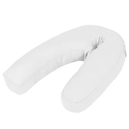 Almohada de embarazo con forma de J 54x(36-43) cm blanca de , Almohadas de lactancia - Ref: Foro24-132973, Precio: 22,41 €, D...
