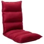 Folding floor lounge chair in red wine fabric by , Floor chairs - Ref: Foro24-325243, Price: 107,70 €, Discount: %