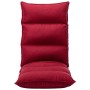 Folding floor lounge chair in red wine fabric by , Floor chairs - Ref: Foro24-325243, Price: 103,16 €, Discount: %