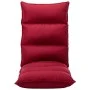 Folding floor lounge chair in red wine fabric by , Floor chairs - Ref: Foro24-325243, Price: 107,70 €, Discount: %