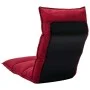 Folding floor lounge chair in red wine fabric by , Floor chairs - Ref: Foro24-325243, Price: 107,70 €, Discount: %