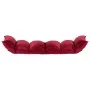 Folding floor lounge chair in red wine fabric by , Floor chairs - Ref: Foro24-325243, Price: 107,70 €, Discount: %