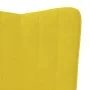 Sillón de relax de terciopelo amarillo mostaza de , Sillones - Ref: Foro24-327684, Precio: 101,98 €, Descuento: %