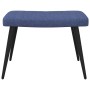 Entspannungsstuhl mit blauem Stoff-Fußhocker. von , Sessel - Ref: Foro24-327956, Preis: 112,11 €, Rabatt: %
