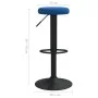 Küchenhocker, 2 Stück, blauer Samt von , Küchenhocker - Ref: Foro24-333147, Preis: 91,62 €, Rabatt: %