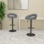 Küchenhocker, 2 Stück, hellgraues Samtgewebe. von , Küchenhocker - Ref: Foro24-333269, Preis: 138,90 €, Rabatt: %