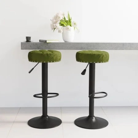 Küchenhocker 2 Stück in hellem grünen Samt von , Küchenhocker - Ref: Foro24-332997, Preis: 89,12 €, Rabatt: %