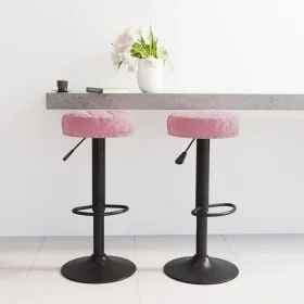 Küchenhocker, 2 Stück, rosa Samt von , Küchenhocker - Ref: Foro24-333000, Preis: 102,32 €, Rabatt: %