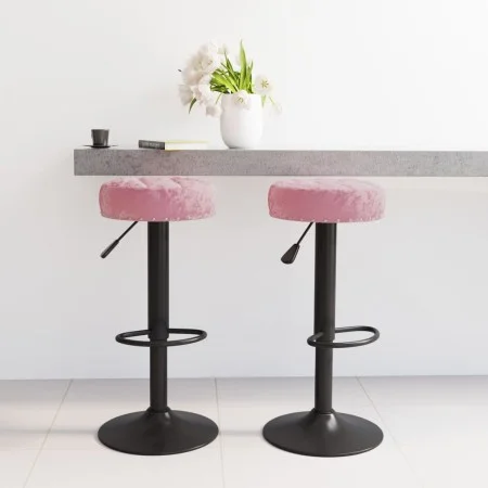 Küchenhocker, 2 Stück, rosa Samt von , Küchenhocker - Ref: Foro24-333000, Preis: 102,32 €, Rabatt: %