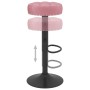 Küchenhocker, 2 Stück, rosa Samt von , Küchenhocker - Ref: Foro24-333000, Preis: 104,12 €, Rabatt: %