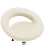 Drehbarer Esszimmerstuhl aus cremefarbenem Kunstleder. von , Essstühle - Ref: Foro24-3085833, Preis: 75,61 €, Rabatt: %