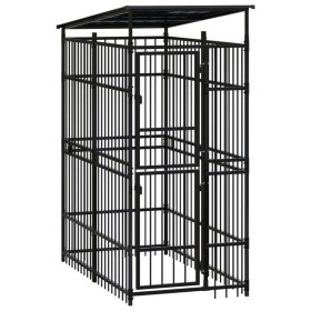 Außenzwinger mit einem Stahldach von 1,84 m². von , Hundehütten und Zäune - Ref: Foro24-3097946, Preis: 504,63 €, Rabatt: %