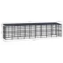 Outdoor dog kennel with a steel roof, 18.43 m² by , Dog kennels and fences - Ref: Foro24-3097973, Price: 2,00 €, Discount: %