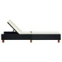 Tumbona con cojín de ratán sintético negro von vidaXL, Liegen - Ref: Foro24-310474, Preis: 150,58 €, Rabatt: %