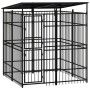 Außenzwinger mit einem Stahldach, 3,69 m². von , Hundehütten und Zäune - Ref: Foro24-3097965, Preis: 762,20 €, Rabatt: %