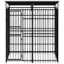 Outdoor dog kennel with a steel roof, 3.69 m² by , Dog kennels and fences - Ref: Foro24-3097965, Price: 726,29 €, Discount: %