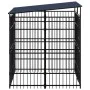 Outdoor dog kennel with a steel roof, 3.69 m² by , Dog kennels and fences - Ref: Foro24-3097965, Price: 726,29 €, Discount: %