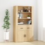 Hoher Schrank aus Sperrholz in Eichenholzfarbe. von , Sideboards - Ref: Foro24-3185378, Preis: 163,48 €, Rabatt: %