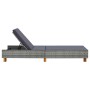 Liege mit grauem synthetischem Rattankissen von vidaXL, Liegen - Ref: Foro24-310475, Preis: 165,54 €, Rabatt: %