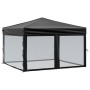 Faltbares Partyzelt mit schwarzen Seitenwänden 3x3 m. von , Zelte und Pavillons - Ref: Foro24-93532, Preis: 131,66 €, Rabatt: %