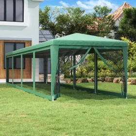 Partyzelt mit 10 grünen HDPE-Mesh-Wänden 3x12 m. von , Zelte und Pavillons - Ref: Foro24-319248, Preis: 209,75 €, Rabatt: %