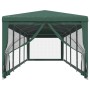 Party tent with 10 green HDPE mesh walls 3x12 m by , Tents and gazebos - Ref: Foro24-319248, Price: 207,06 €, Discount: %