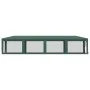 Party tent with 10 green HDPE mesh walls 3x12 m by , Tents and gazebos - Ref: Foro24-319248, Price: 209,75 €, Discount: %