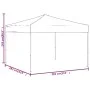 Carpa para fiestas plegable negro 3x3 m de , Carpas y cenadores - Ref: Foro24-93518, Precio: 102,43 €, Descuento: %
