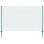 Drahtgitterzaun mit Stahlpfosten 25x1,5 m in Grün. von , Zaunpaneele - Ref: Foro24-144616, Preis: 153,80 €, Rabatt: %