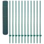 Wire mesh fence with steel posts 25x1.5 m green by , fence panels - Ref: Foro24-144616, Price: 157,89 €, Discount: %