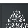 Gartentor aus anthrazitgrauem Stahl mit Baumdesign, 105x80 cm. von , Gartentore - Ref: Foro24-153154, Preis: 198,28 €, Rabatt: %
