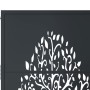 Garden gate in anthracite grey steel with tree design, 105x130 cm. by , garden gates - Ref: Foro24-153156, Price: 244,46 €, D...