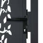 Garden gate in anthracite grey steel with tree design, 105x130 cm. by , garden gates - Ref: Foro24-153156, Price: 244,46 €, D...