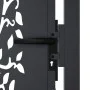 Garden gate in anthracite grey steel with tree design, 105x130 cm. by , garden gates - Ref: Foro24-153156, Price: 229,52 €, D...