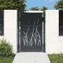 Garden gate in anthracite grey steel with grass design, 105x130 cm. by , garden gates - Ref: Foro24-153168, Price: 255,98 €, ...