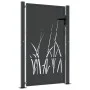 Gartentor aus anthrazitgrauem Stahl mit Grasdesign, 105x130 cm. von , Gartentore - Ref: Foro24-153168, Preis: 255,98 €, Rabat...