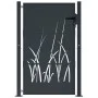 Gartentor aus anthrazitgrauem Stahl mit Grasdesign, 105x130 cm. von , Gartentore - Ref: Foro24-153168, Preis: 255,98 €, Rabat...