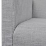 Bank mit gepolstertem Kissen aus Gummibaumholz und hellem grauem Stoff. von , Sofas - Ref: Foro24-241663, Preis: 223,33 €, Ra...