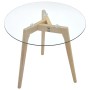 Set aus 2 Beistelltischen aus gehärtetem Glas. von , Couchtisch - Ref: Foro24-249501, Preis: 79,56 €, Rabatt: %