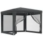 Party tent with 4 walls made of anthracite grey HDPE mesh, 3x3 m. by , Tents and gazebos - Ref: Foro24-319229, Price: 87,54 €...