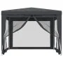 Party tent with 4 walls made of anthracite grey HDPE mesh, 3x3 m. by , Tents and gazebos - Ref: Foro24-319229, Price: 87,54 €...