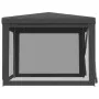 Party tent with 4 walls made of anthracite grey HDPE mesh, 3x3 m. by , Tents and gazebos - Ref: Foro24-319229, Price: 87,54 €...