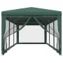 Carpa para fiestas con 8 paredes de malla HDPE verde 3x9 m de , Carpas y cenadores - Ref: Foro24-319243, Precio: 156,33 €, De...