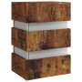 LED nightstand made of smoked oak engineered wood, measuring 45x35x67 cm. by , Nightstands - Ref: Foro24-326848, Price: 125,8...