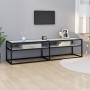 Mueble de TV vidrio templado color mármol blanco 160x40x40,5 cm de , Muebles TV - Ref: Foro24-331720, Precio: 115,94 €, Descu...