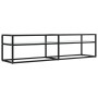 TV-Möbel aus gehärtetem Glas in weißem Marmorfarben, 160x40x40,5 cm. von , TV-Möbel - Ref: Foro24-331720, Preis: 115,94 €, Ra...