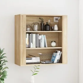 Wandschrank aus Eichenholz-Sonoma-Sperrholz 80x33x80 cm von , Sideboards - Ref: Foro24-816595, Preis: 74,22 €, Rabatt: %
