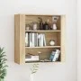 Wandschrank aus Eichenholz-Sonoma-Sperrholz 80x33x80 cm von , Sideboards - Ref: Foro24-816595, Preis: 74,22 €, Rabatt: %